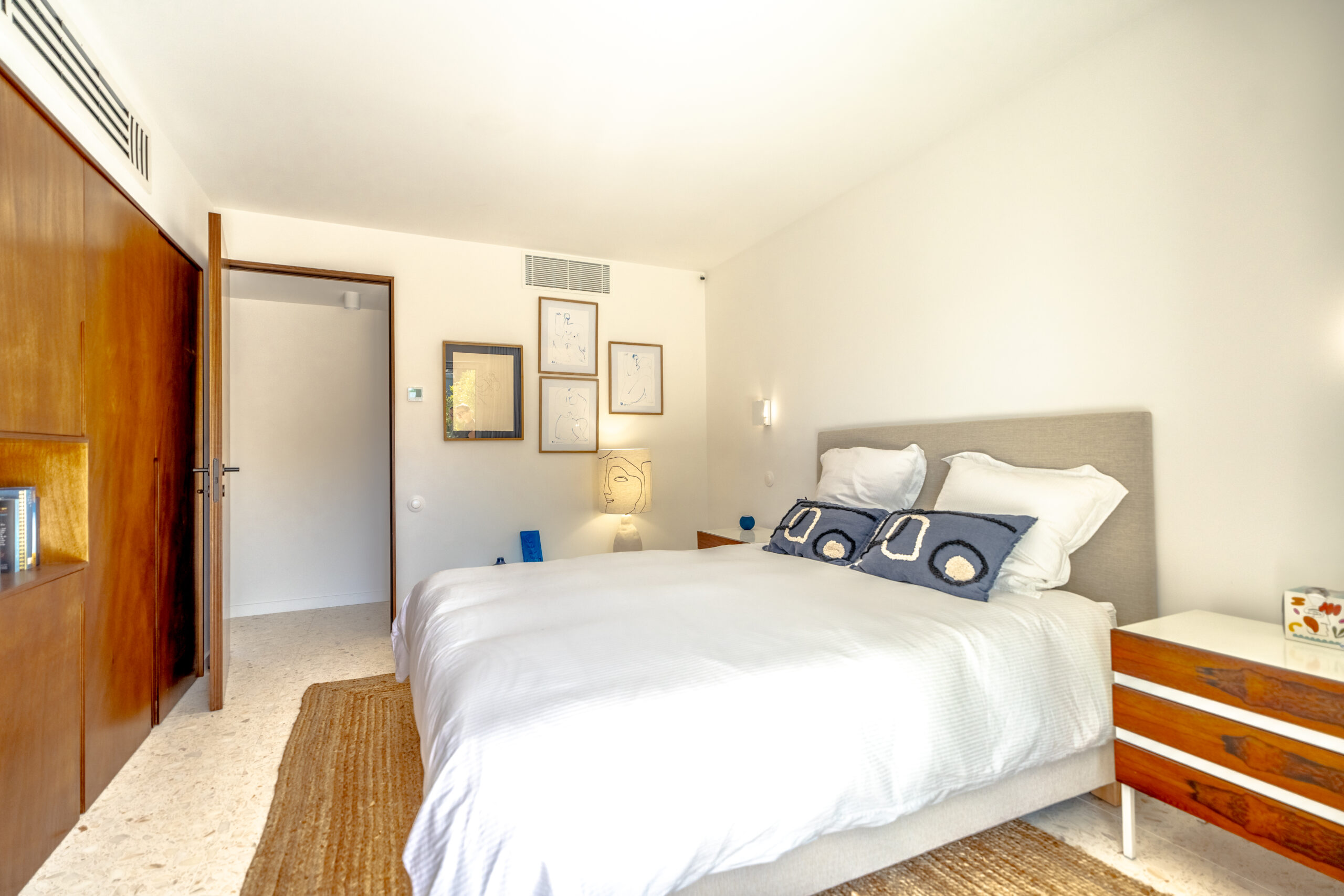 Chambre bleue de Palm Dreams