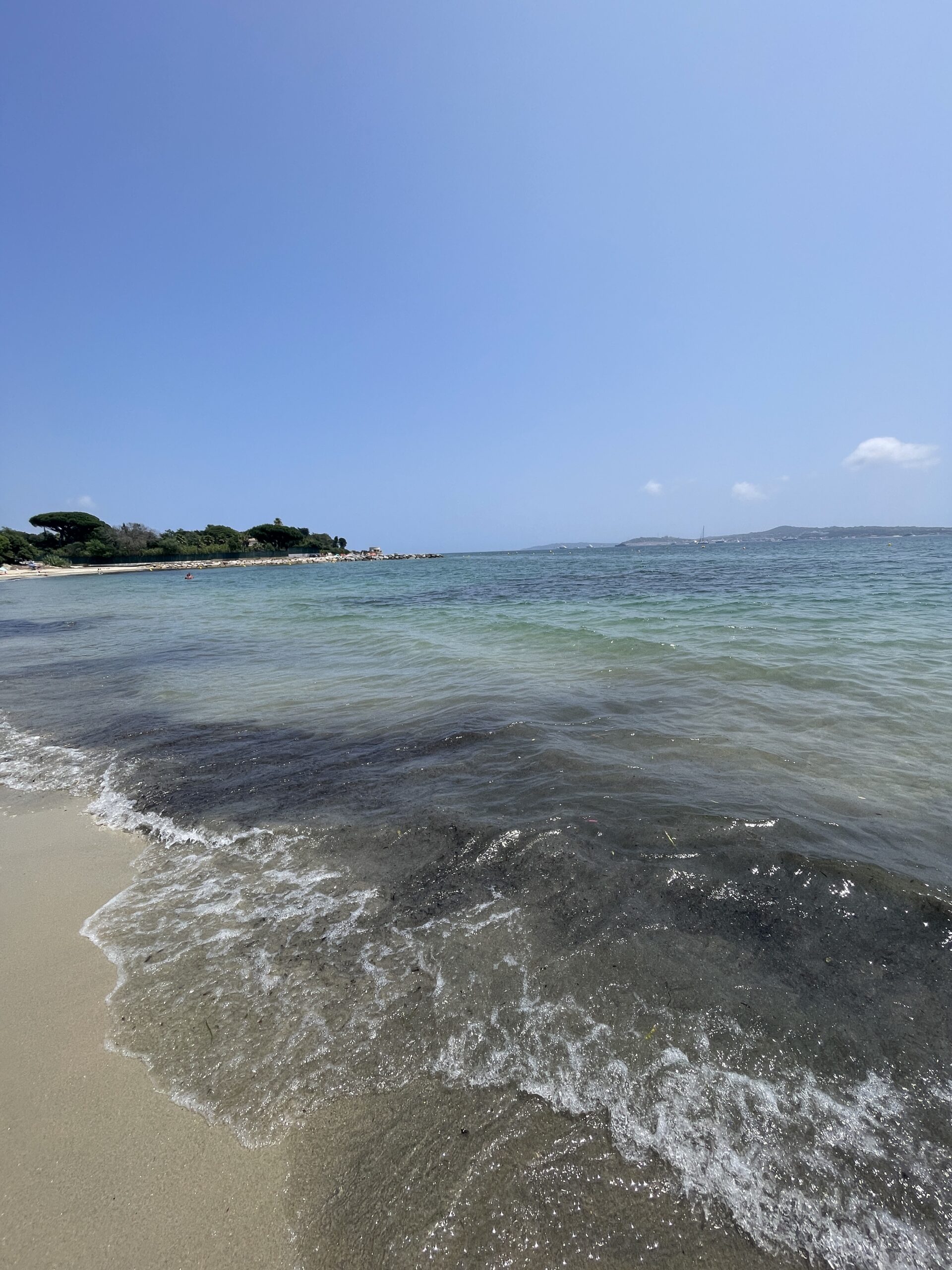 Plage privée de la résidence Palm Dreams à Grimaud