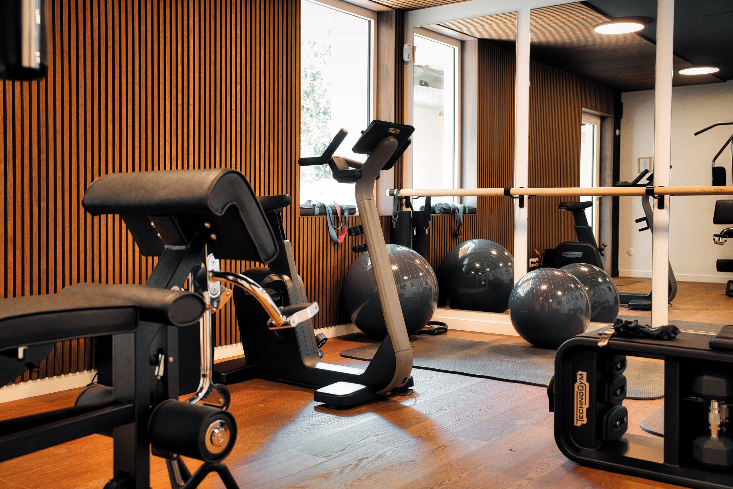 Salle de sport privée de Palm Dreams à Grimaud